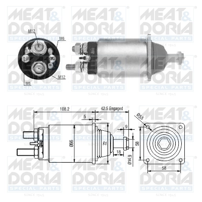 Solenoid Switch, starter